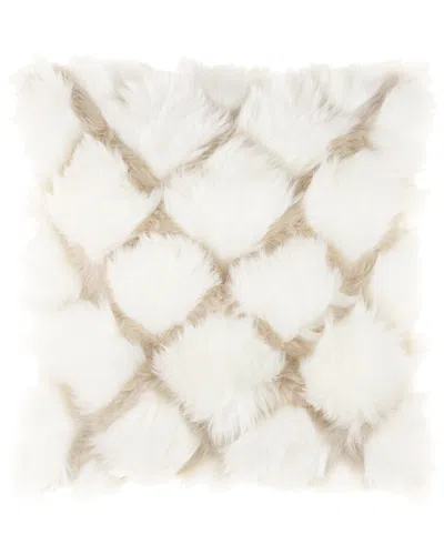 Surya Kandi Polyester Pillow In Cream