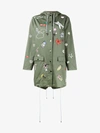 MIRA MIKATI EMBROIDERED HOODED PARKA