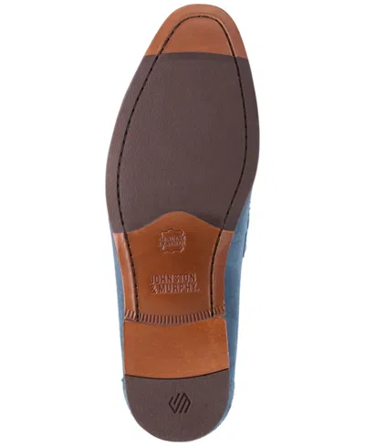 Johnston & Murphy Higgins Bit Loafer In Blue