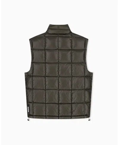 Armani Exchange Down Jacket Nylon With Down Feather Padding In Black