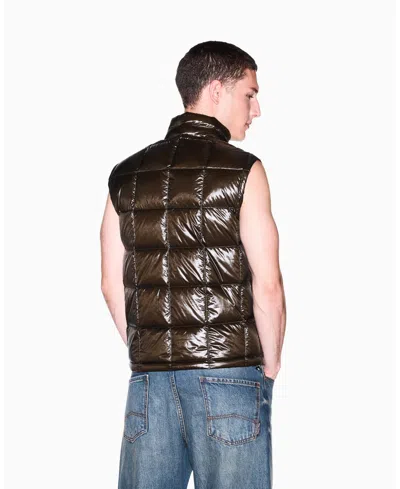 Armani Exchange Down Jacket Nylon With Down Feather Padding In Black
