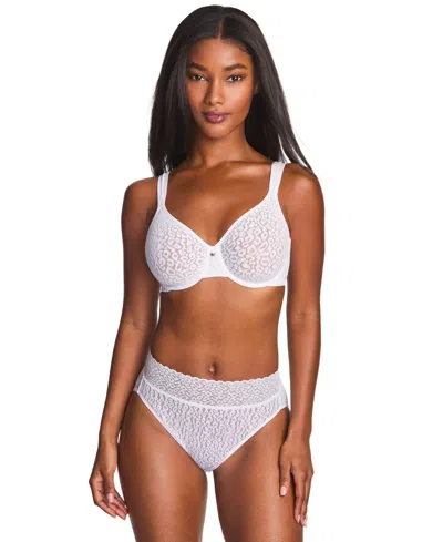 Wacoal High Bar Underwire Bra In White
