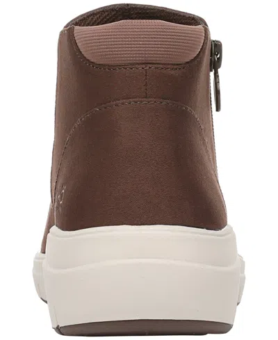 Ryka Layla Bootie In Fudge Brown Microfiber