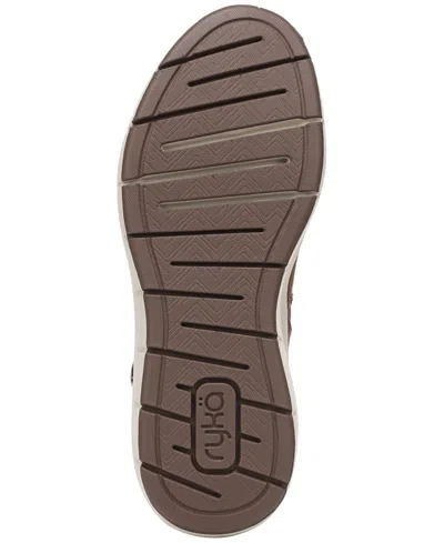 Ryka Layla Bootie In Fudge Brown Microfiber