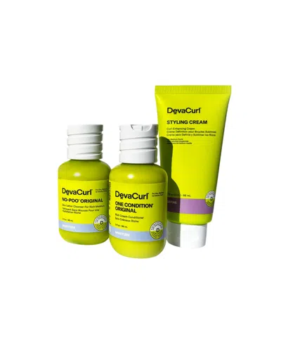 Devacurl 3-piece The Og Kit In Green