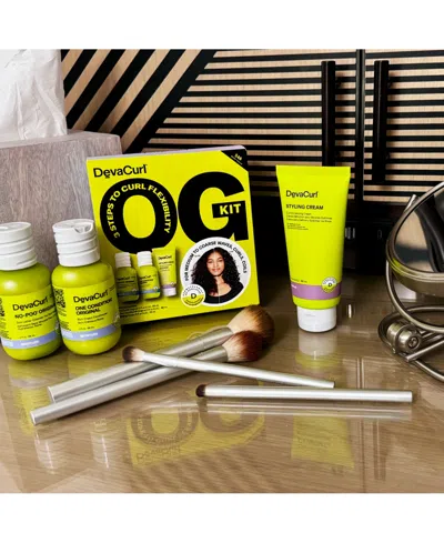 Devacurl 3-piece The Og Kit In Green