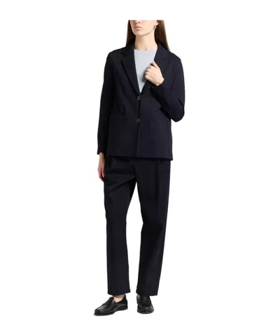 Max Mara Singlebreasted Blazer In Blue