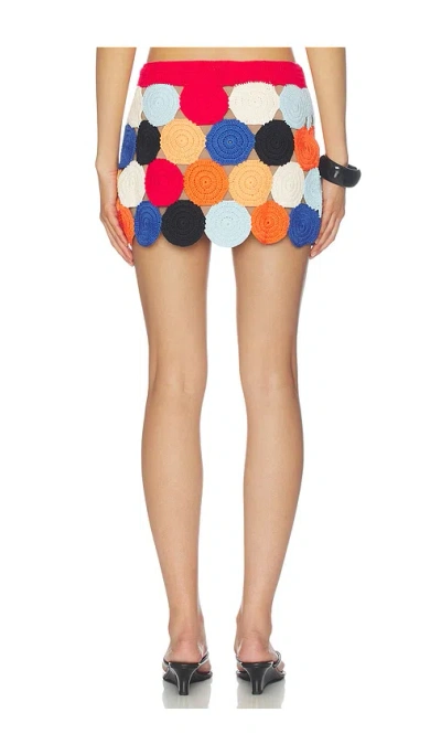 Simon Miller Beep Beep Mini Skirt In Multi
