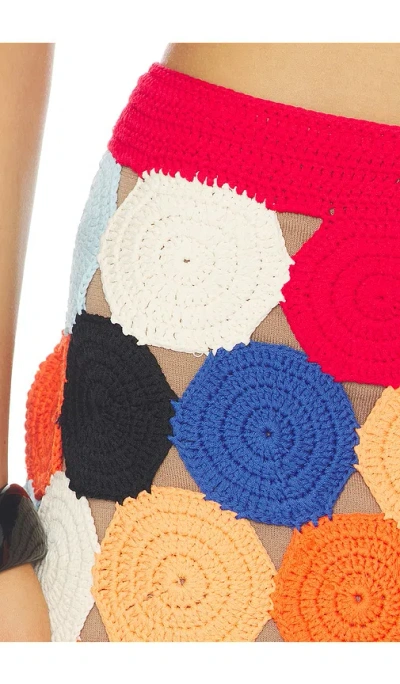 Simon Miller Beep Beep Mini Skirt In Multi