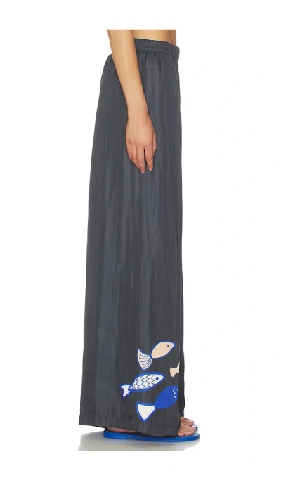 Weworewhat Pull On Adjustable Leg Pant In Black