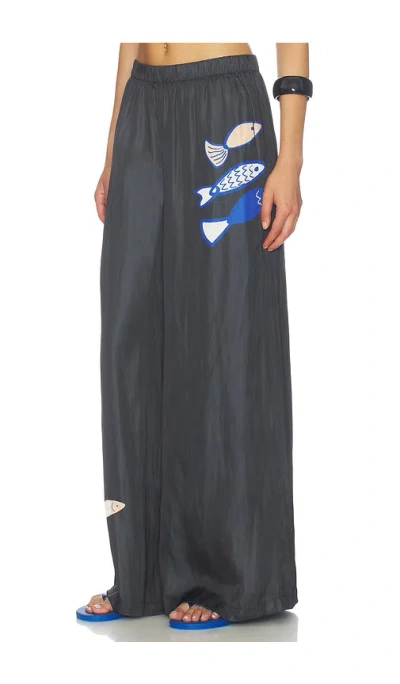 Weworewhat Pull On Adjustable Leg Pant In Black