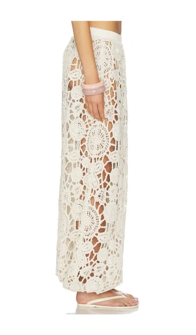Weworewhat Pull On Balloon Pant In White