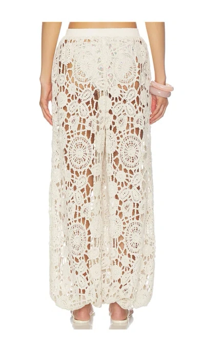Weworewhat Pull On Balloon Pant In White