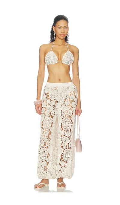 Weworewhat Pull On Balloon Pant In White