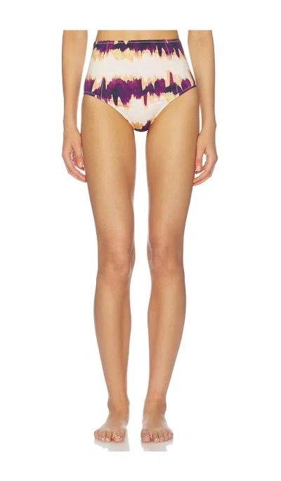Ulla Johnson Zahara High Waisted Bikini Bottom In Multi
