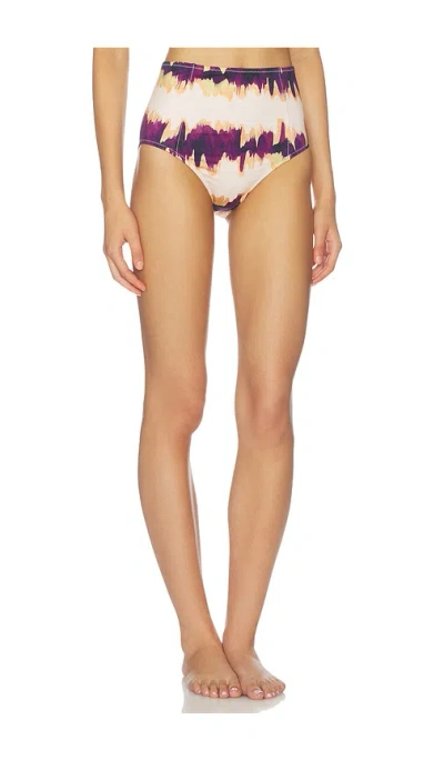 Ulla Johnson Zahara High Waisted Bikini Bottom In Multi