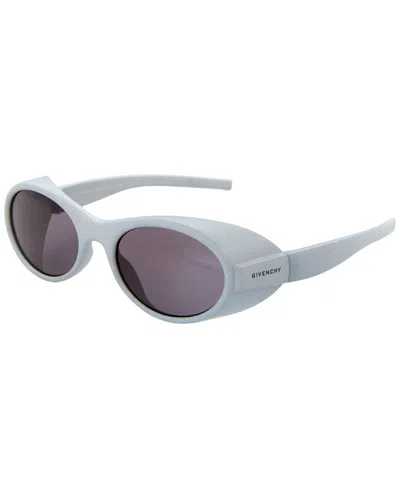 Givenchy Gv40065i02a Oval Frame Sunglasses In Gray