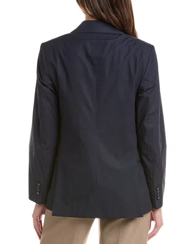 Officine Generale Mathilde Wool Jacket In Blue