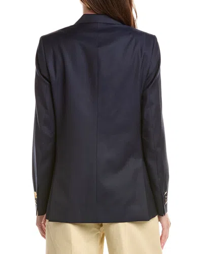 Officine Generale Mathilde Wool Jacket In Navy