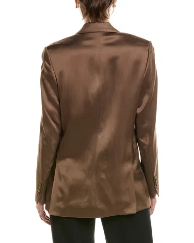 Officine Generale Giovanni Solid Jacket In Brown