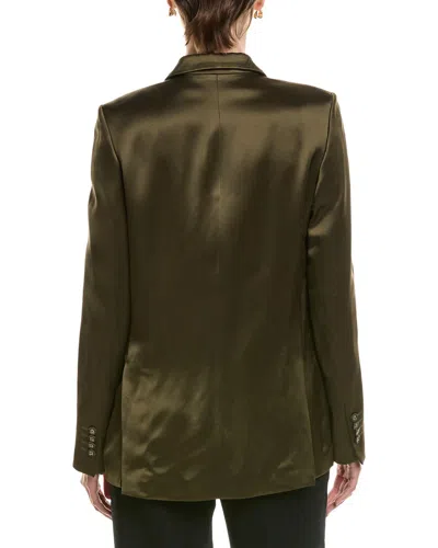 Officine Generale Hilda Solid Jacket In Green