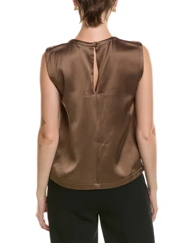 Officine Generale Grace Solid Top In Brown