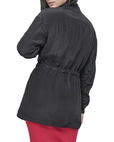 Dkny Textured Anorak Jacket In White