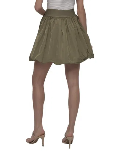 Dkny Pull-on Mini Bubble Skirt In Green