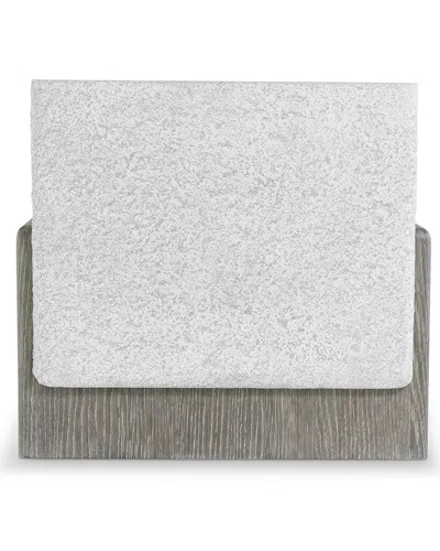 Bernhardt Monolith Square Side Table In Gray