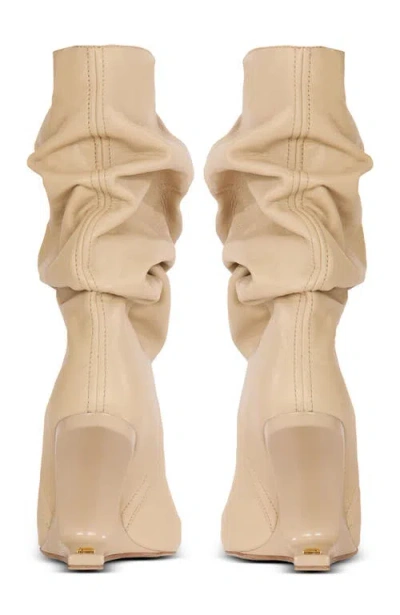 Balmain No Wedge Smooth Leather Ankle Boots In Multi