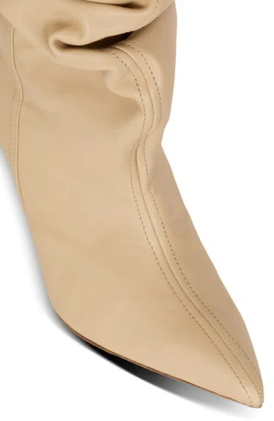 Balmain No Wedge Smooth Leather Ankle Boots In Multi