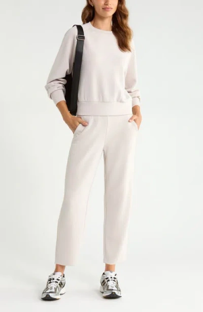 Zella Soft Luxe Ankle Pants In White