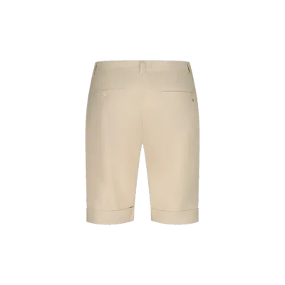 Rivieras Beige Cuffed Shorts In Neutral