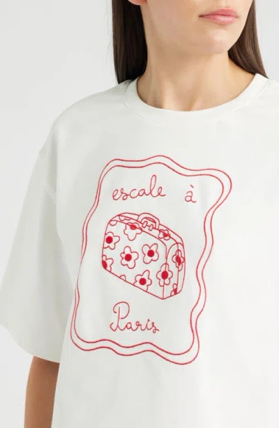 Frnch Valise Graphic Tee In Multi