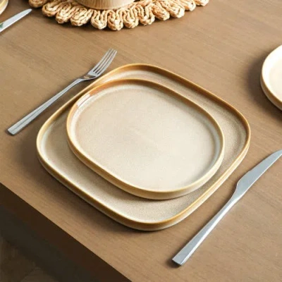 Stone Lain Cairo 12-piece Dinnerware Set Stoneware In Brown