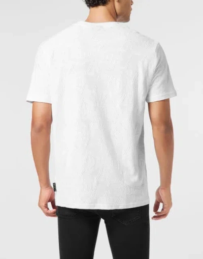 Philipp Plein Lightweight Short Sleeve Crew Neck T-shirt In White