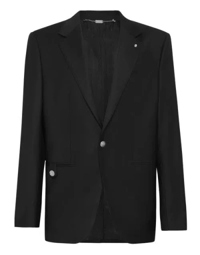 Billionaire Single-breasted Blazer In Black