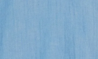 Caslon ® Chambray Core Button Front Shirt In Medium Wash