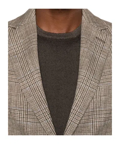 Circolo 1901 Check-pattern Blazer In Gray