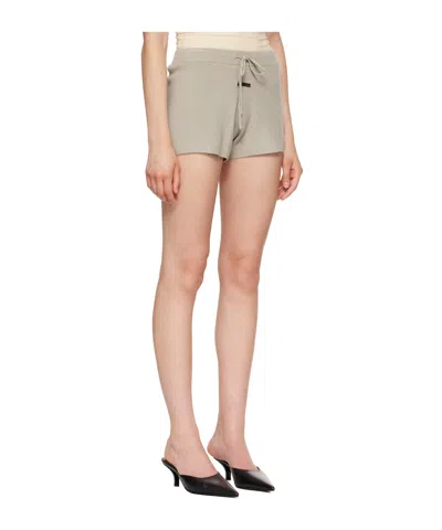 Essentials Drawstring-waist Shorts In Neutral