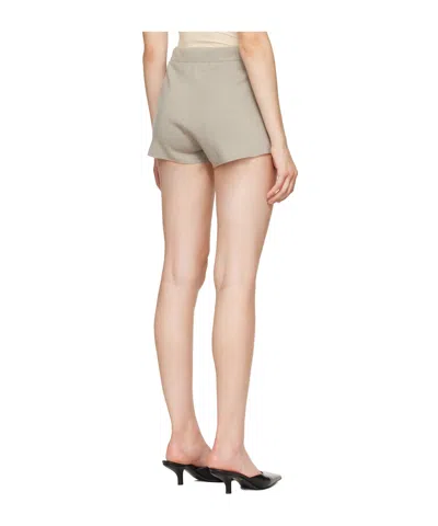 Essentials Drawstring-waist Shorts In Neutral
