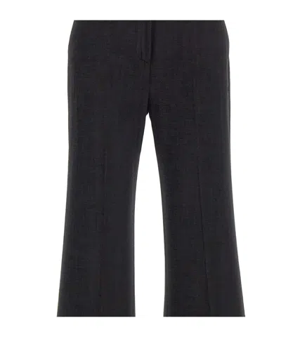 Kaos Chenille-effect Trousers In Black