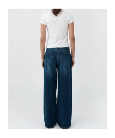 St Agni Belt Loop Jeans In Blue