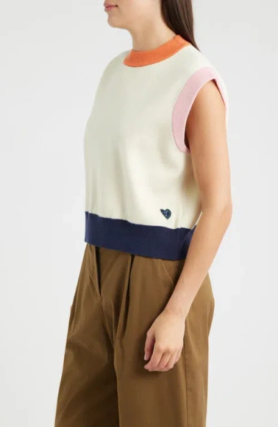 Frnch Mickle Sweater Vest In White