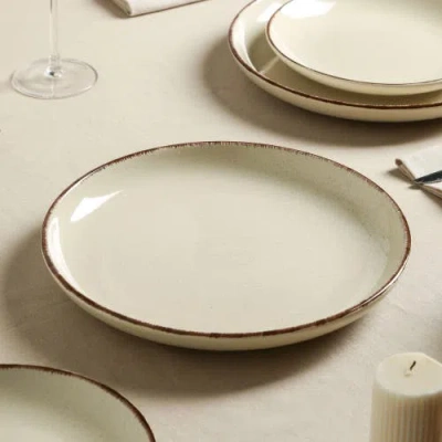 Earth & Clay Heath Stoneware 24-piece Dinnerware Set In Neutral