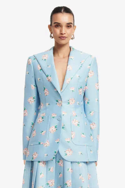 Leo Lin Moda Operandi In Ditsy Floral Print In Blue