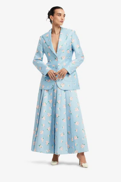 Leo Lin Moda Operandi In Ditsy Floral Print In Blue