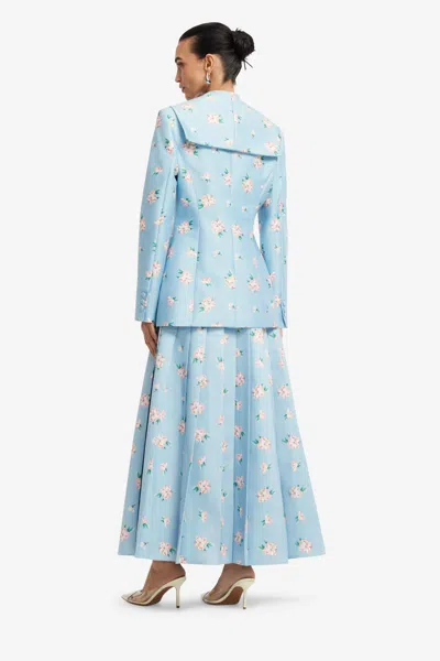 Leo Lin Moda Operandi In Ditsy Floral Print In Blue