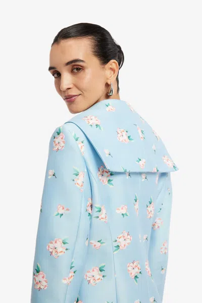 Leo Lin Moda Operandi In Ditsy Floral Print In Blue