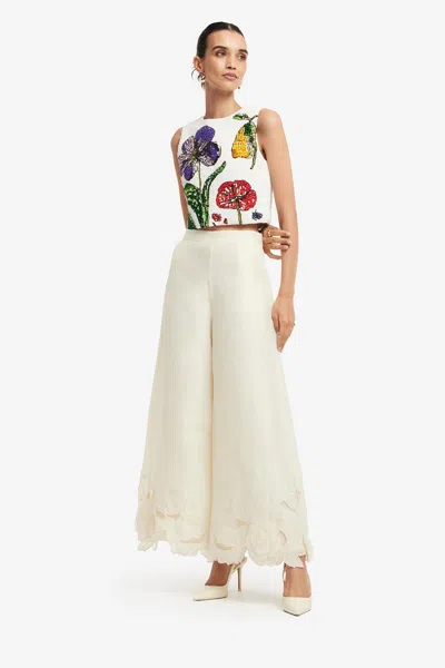 Leo Lin Iris Beaded Top - Wildflowers In Multi